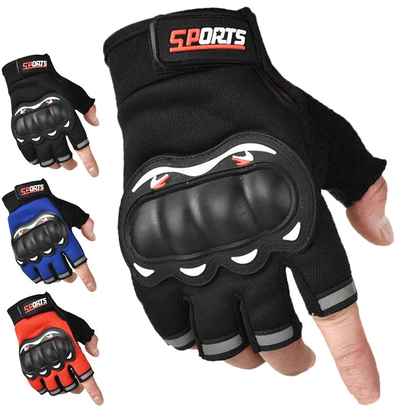 Motorcycle Glove Knuckle - Мужские мотоциклетные перчатки с полным/полупальцем, тактические
