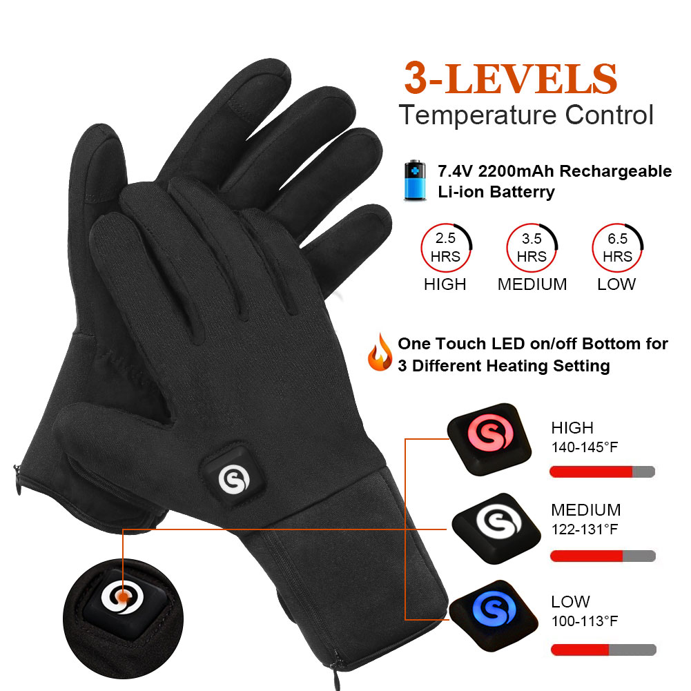 Зимние перчатки с электроподог – обзор и цена Ski Glove Waterproof